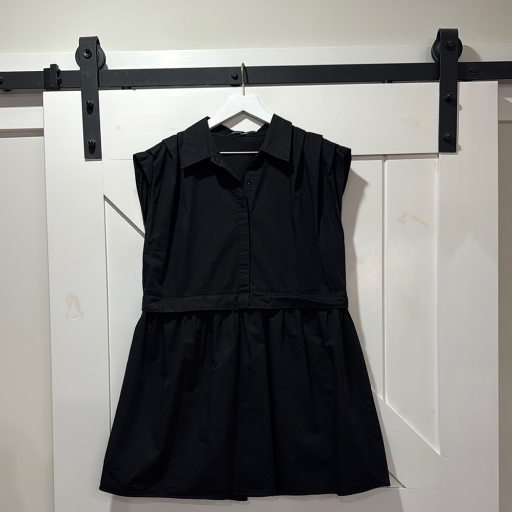 English Factory Black Mini Dress